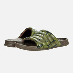 Kenneth Cole Men Shoes-NOVA QUILTED SLIDE OLIVE CAMO