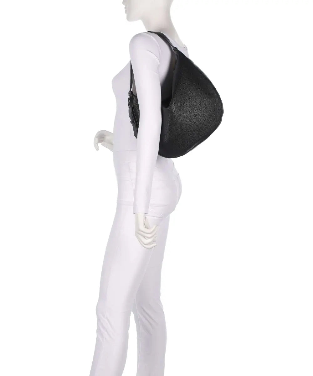 Armani Exchange Susie M Hobo bag imitation leather black
