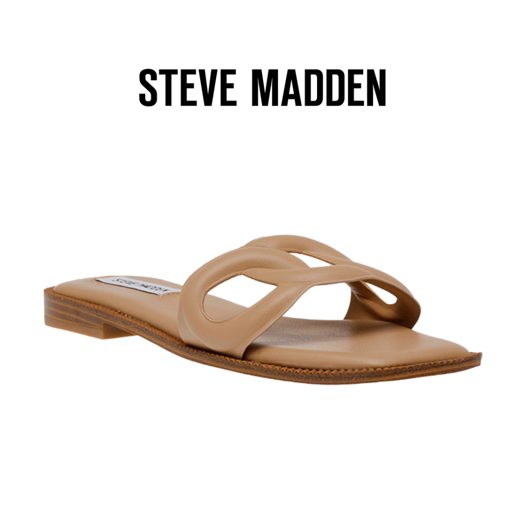 Steve Madden Women-STASH NATURAL Sandal