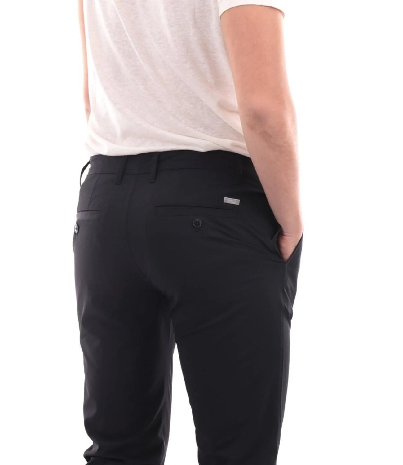 Armani Exchange Slim Fit Mid Waist Trousers