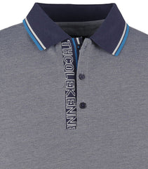 Kenneth Cole Polo Shirt-Navy Blue