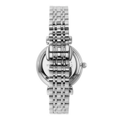 Emporio Armani Women’s Quartz Silver Stainless Steel Silver Dial Watch AR11445