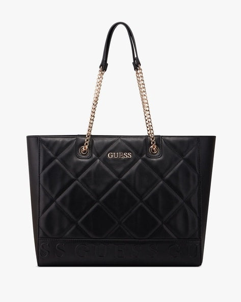 GUESS Quincey Quilted Tote Bag