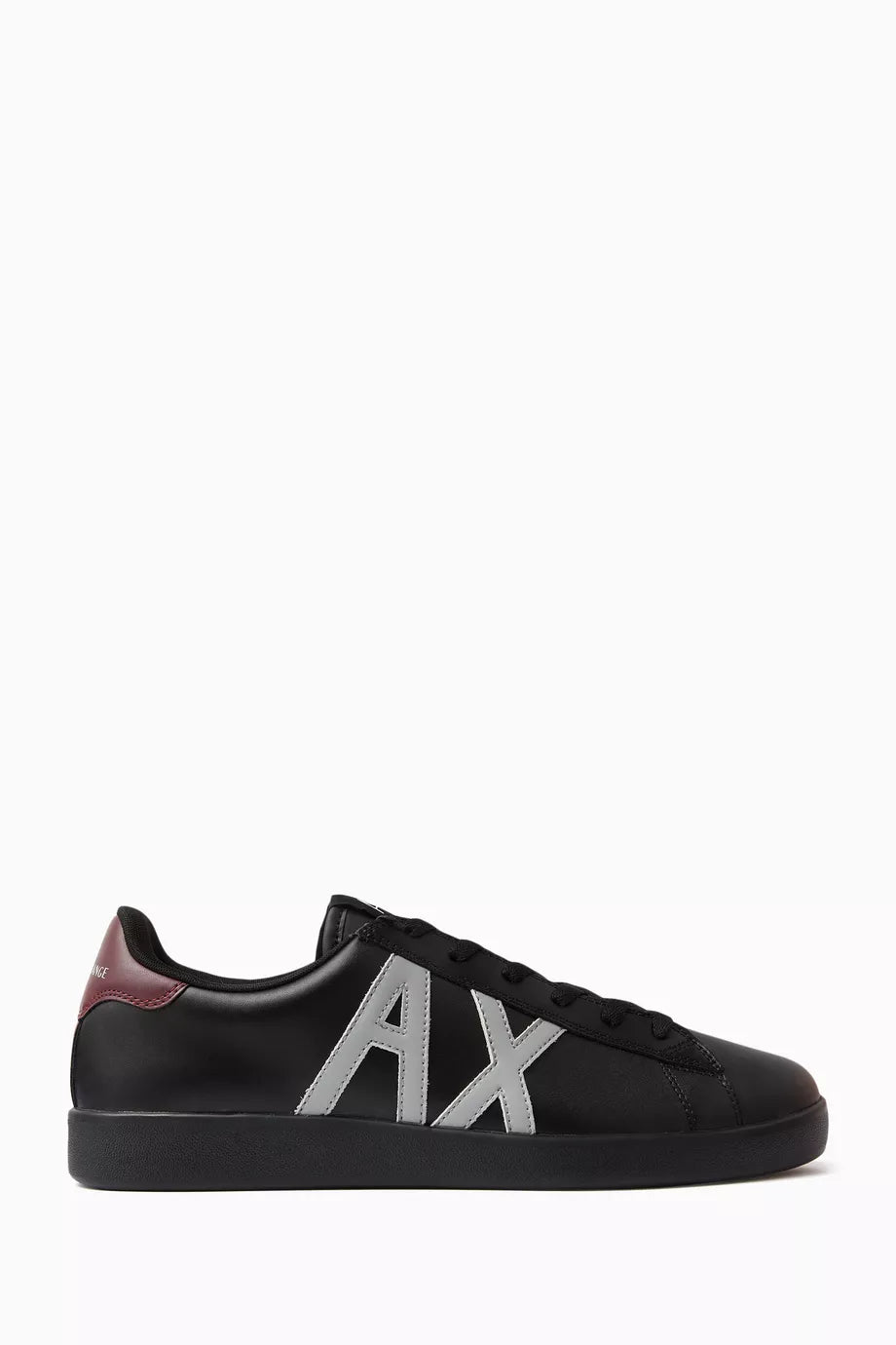 ARMANI EXCHANGE, Leather sports shoes with logo