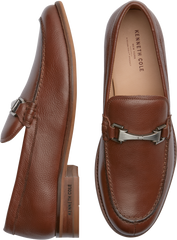 Kenneth Cole Men Shoes-LOAFER Elon Bit Brown