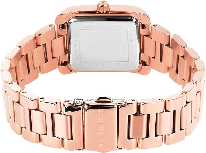 Michael Kors Emery Rectangular Stainless Steel Women's Watch 4641