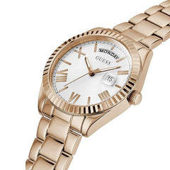 GUESS Analog Off-White Dial Unisex-Adult Watch-GW0308L3