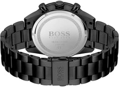 Hugo Boss Men’s Quartz Stainless Steel Black Dial 44mm Watch 1513854