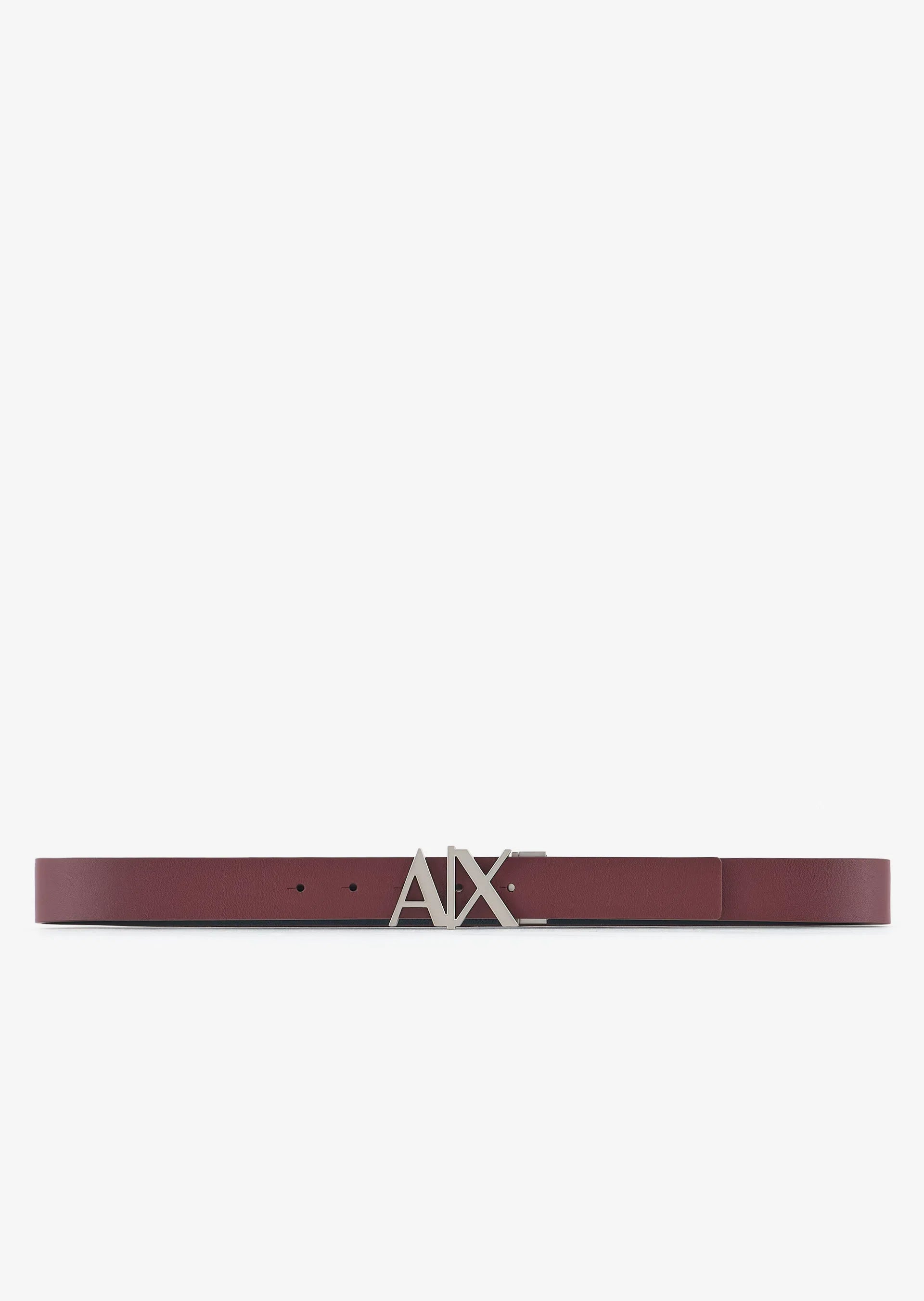 Armani Exchange REVERSIBLE LEATHER BELT Black Cognac