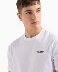 Armani Exchange Regular fit T-shirt with logo Off-White