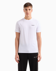Armani Exchange Regular fit T-shirt with logo Off-White