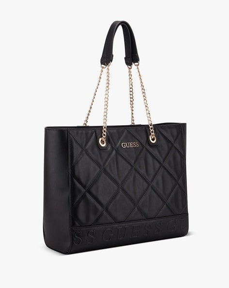 GUESS Quincey Quilted Tote Bag