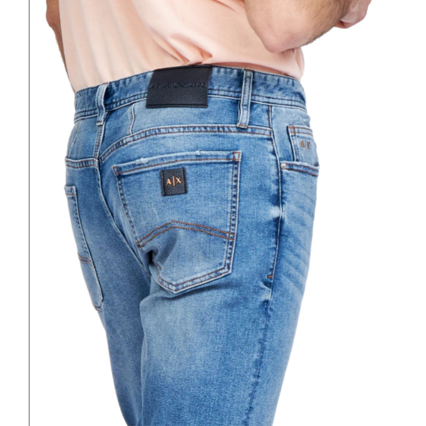 AX Exchange skinny fit jeans primavera/estate collezione 3RZJ14 denim moderni uomo