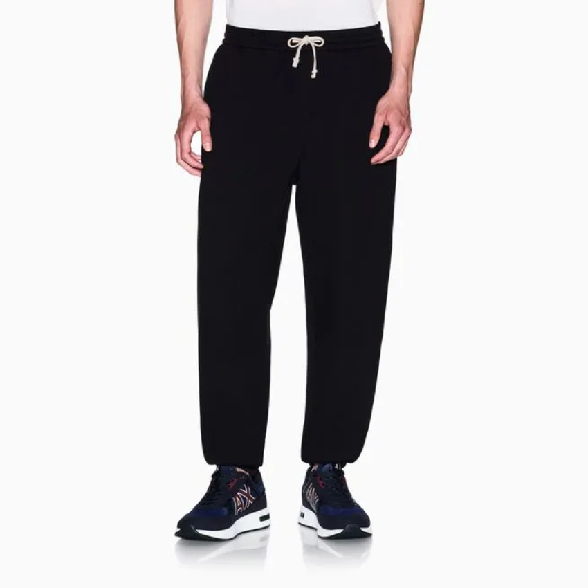 Armani Exchange men’s black jersey pants da uomo