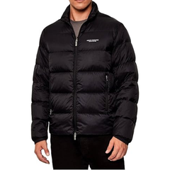 Armani_Exchange_men_s_black_woven_down_jacket_da_uomo