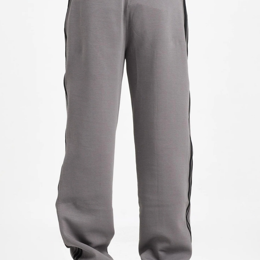 Armani Exchange men’s grey jersey trousers with contrasting side stripes