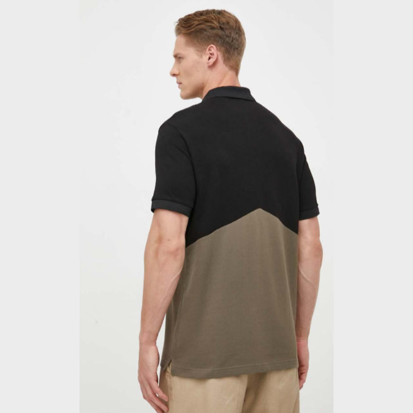 Armani Exchange cotton polo shirt black/c da uomo