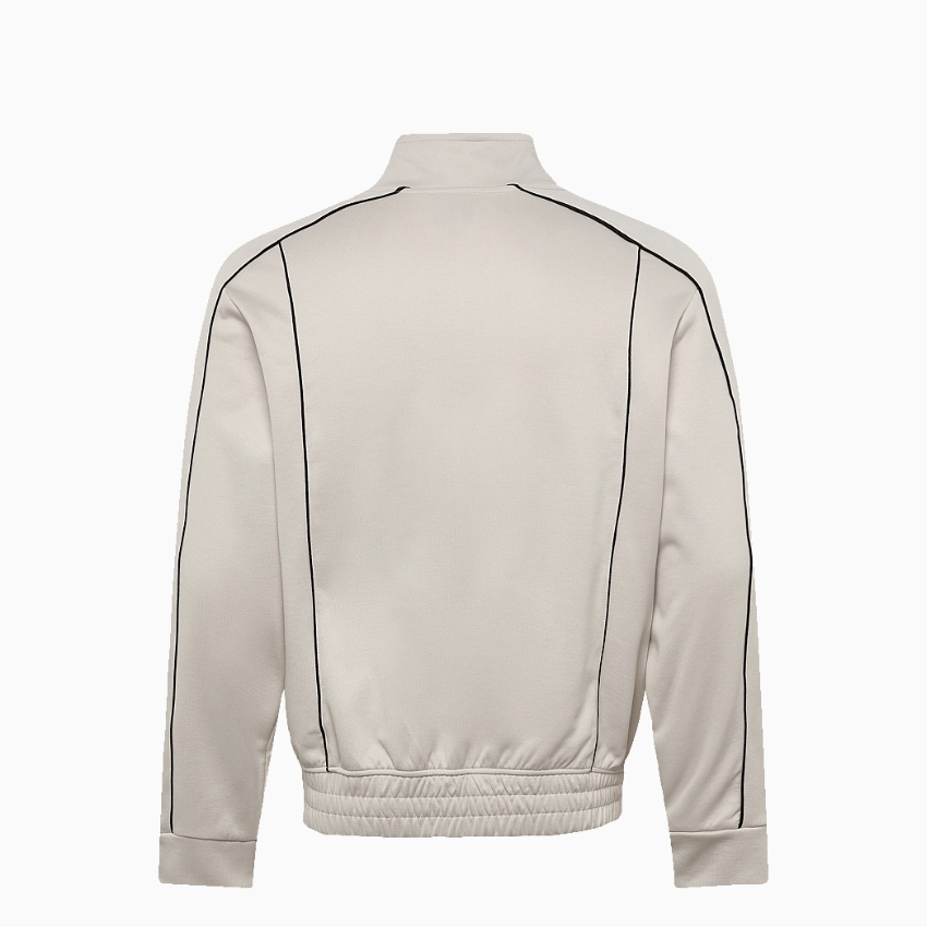 Armani Exchange full-zip sweatshirt in wind chime with contrasting piping