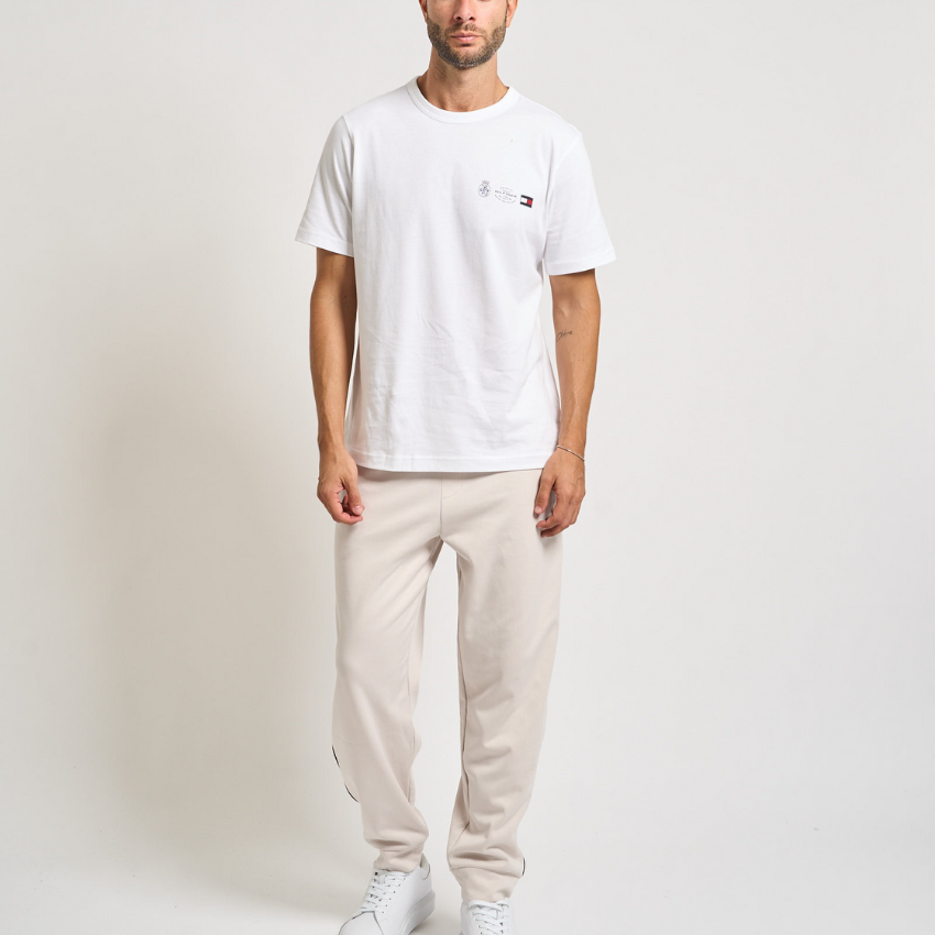 Armani Exchange men’s Wind Chime jogger pants with contrast piping