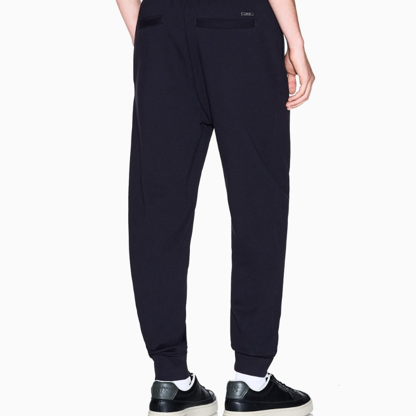 Armani Exchange men’s jersey comfort jogger pants navy blue