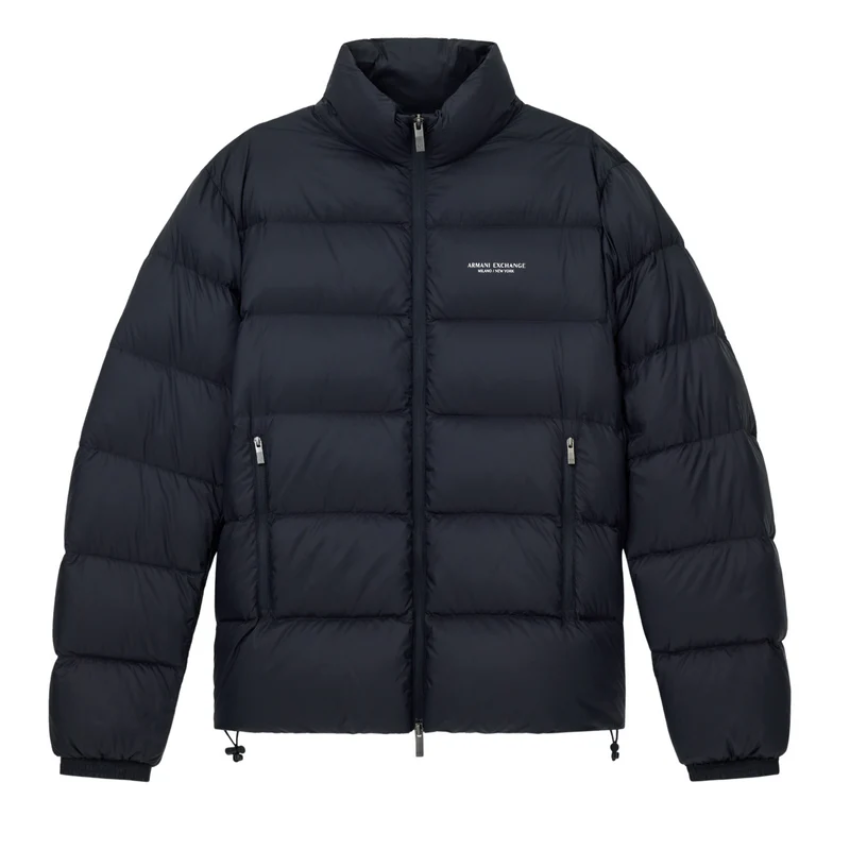 Armani_Exchange_men_s_deep_navy_woven_down_jacket_da_uomo