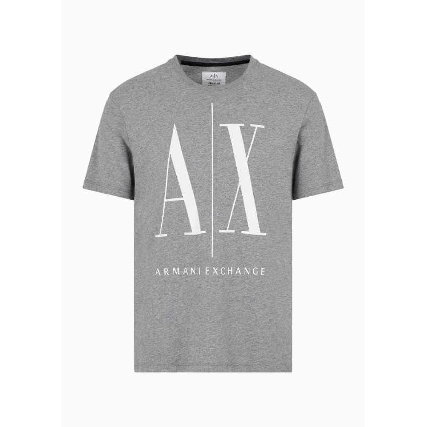 Armani Exchange Icon Project t-shirt heather grey 8NZTPA ZJH4Z da uomo