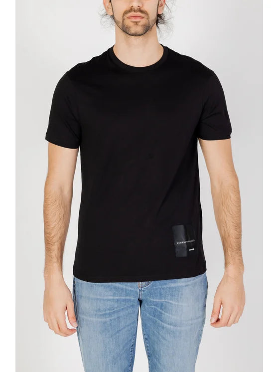 Armani Exchange black t-shirt 3DZTJJ ZJ8EZ da uomo