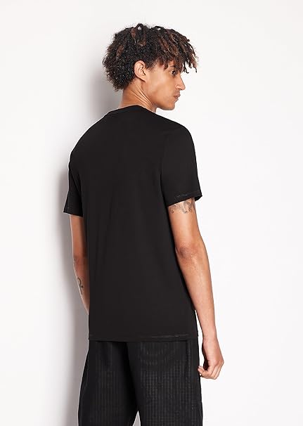 Armani Exchange men’s black jersey t-shirt regular fit New York