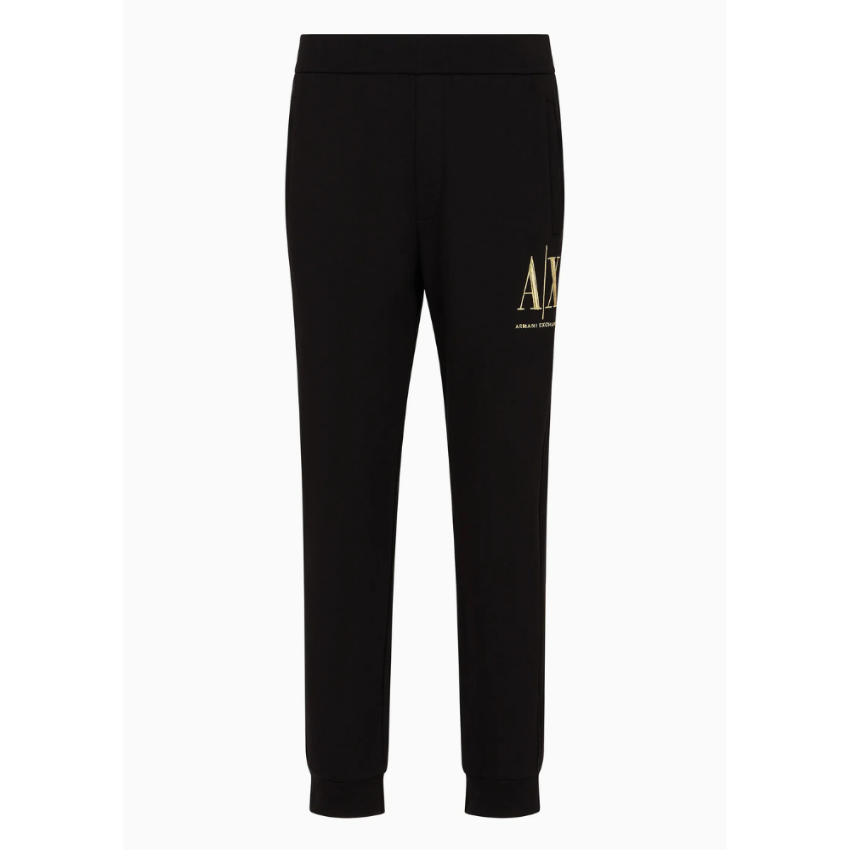 Armani Exchange men’s black jersey trousers 8NZPPQ ZJ1ZZ da uomo