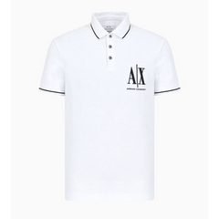 Armani Exchange regular fit polo shirt in Icon Project Piquet for men