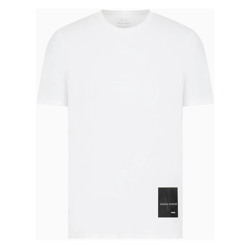 Armani Exchange white t-shirt 3DZTJJ ZJ8EZ da uomo