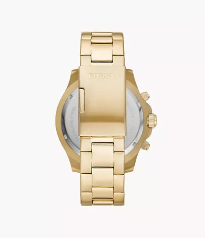 Fossil Multifunction Gold-Tone Stainless Steel Watch