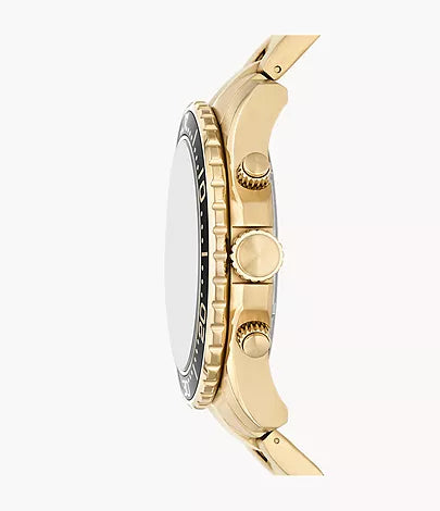 Fossil Multifunction Gold-Tone Stainless Steel Watch