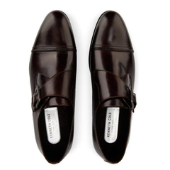 Capital monk brown leather men’s dress shoes
