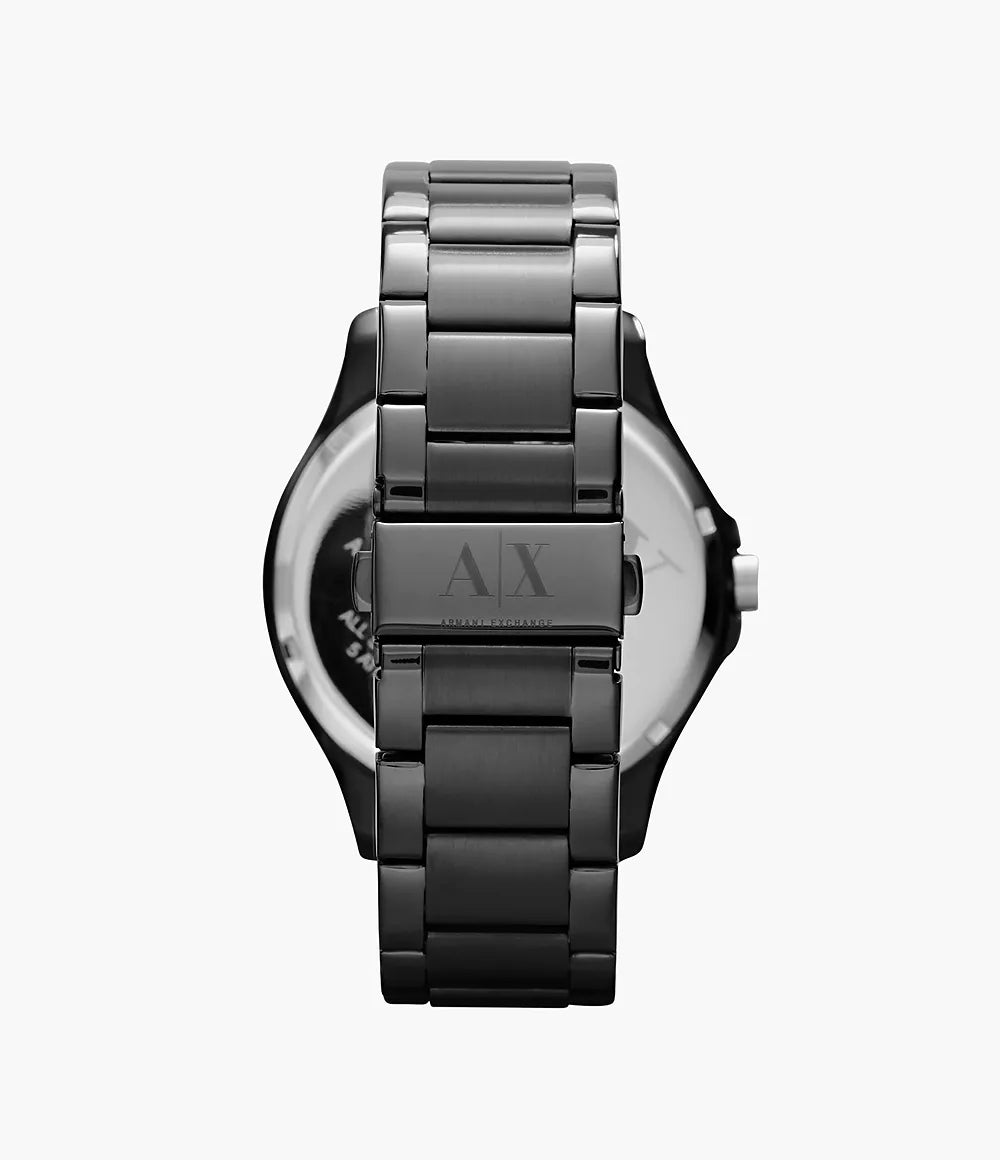 Armani Exchange Multifunction Black Stainless Steel Watch AX2121