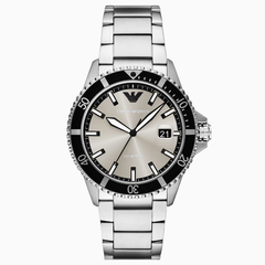Emporio Armani World Explorer AR11683 men’s watch silver dial