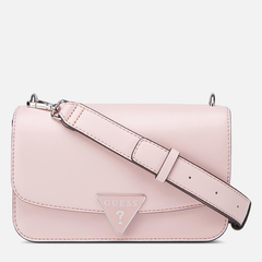 Esmeray flap crossbody bag in blush (BLS) with adjustable strap