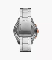 Fossil Men’s Chronograph Quartz Stainless Steel Black Dial 46mm Watch FS5768