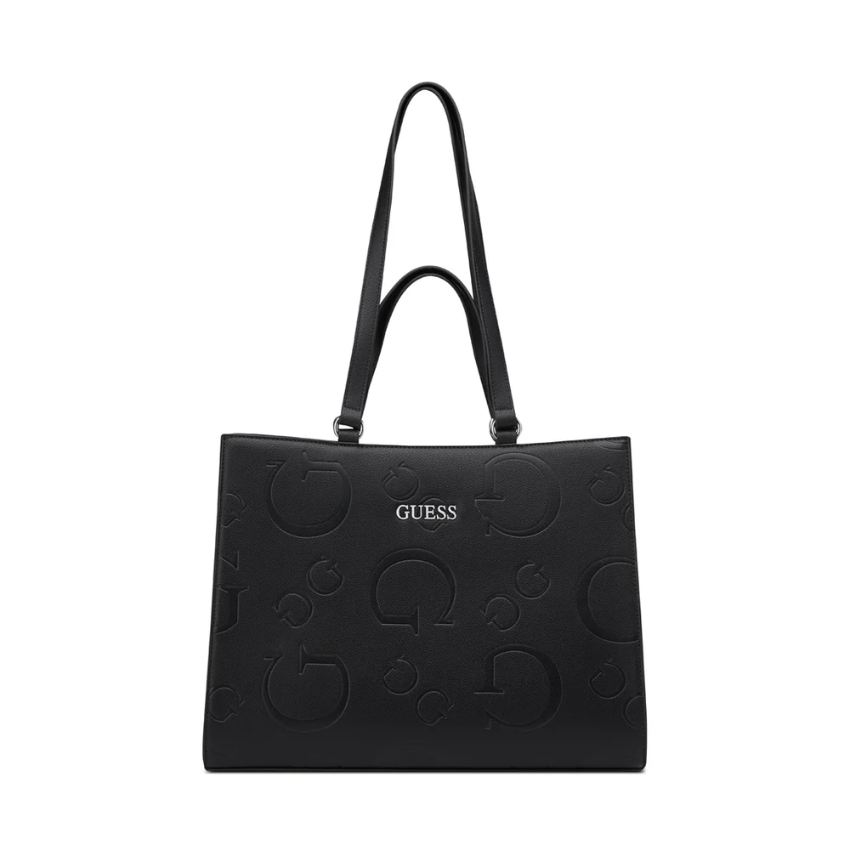 GUESS Forber carryall bag in black with logo detail