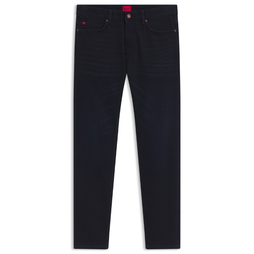 Hugo 708 slim-fit jeans, modern denim pants with tapered leg