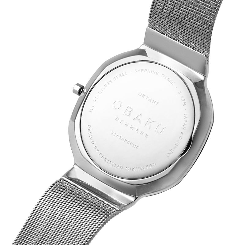 Mens Obaku Oktant Watch V253GXCBMC