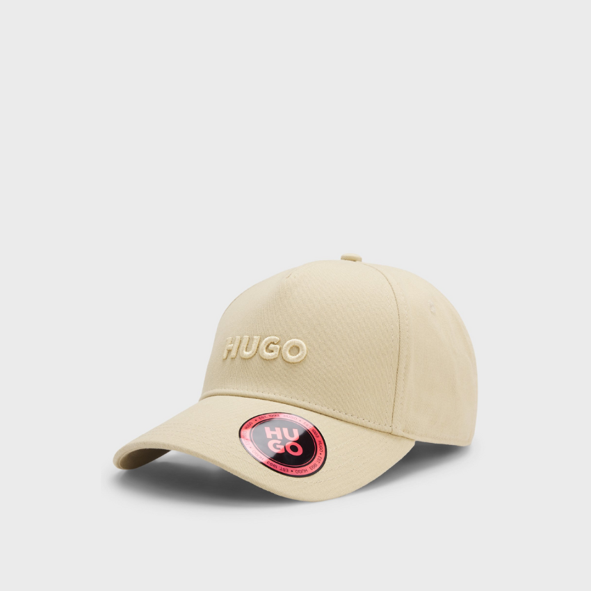 Jude embroidered-logo cap in cotton with stitched logo on the front.
