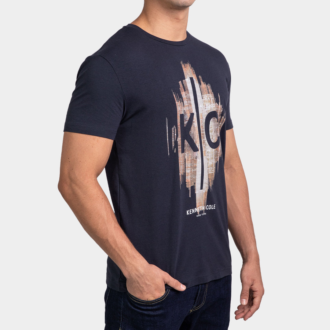 Kenneth Cole T-Shirt NAVY BLUE