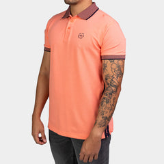 Kenneth Cole Polo Shirt-CORAL PINK