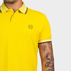 Kenneth Cole Polo Shirt-YELLOW