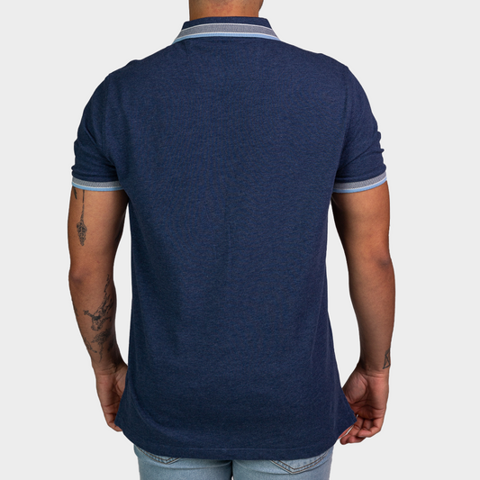 Kenneth Cole Polo Shirt-Denim Blue