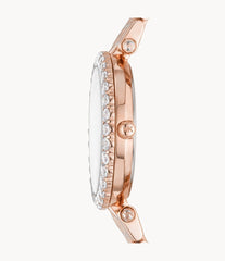 Michael Kors Women’s Quartz Stainless Steel Rose Gold Dial 35mm Watch MK4514