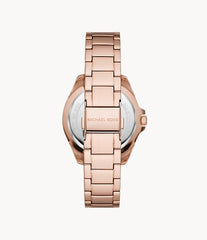 Michael Kors Kacie Three-Hand Rose Gold-Tone Stainless Steel Watch