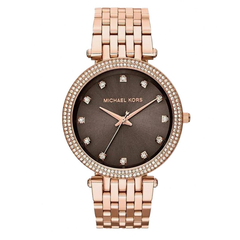 Michael Kors Darci MK3217 women?s rose gold glitz bracelet watch