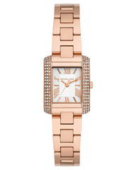 Michael Kors Mini Emery MK7512 women?s pavé watch with rose gold-tone finish